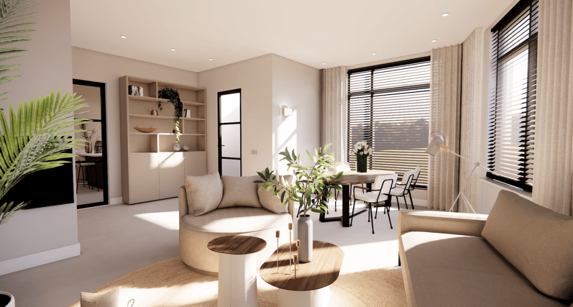 Woningen Tiel 3D gegenereerd door Hannah Design Dongen